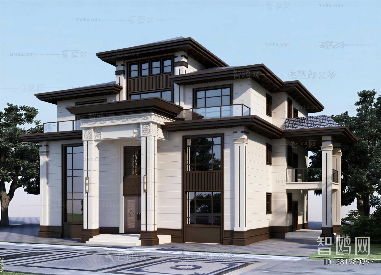 New Chinese Style Detached Villa