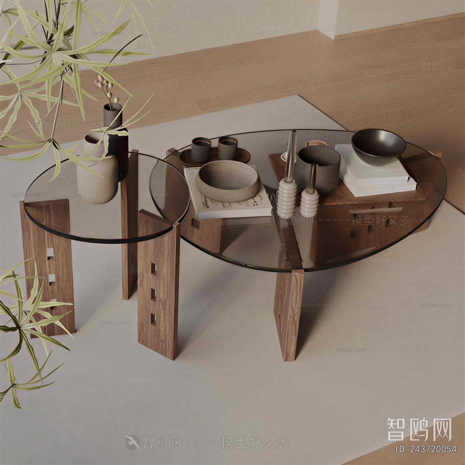 Wabi-sabi Style Coffee Table