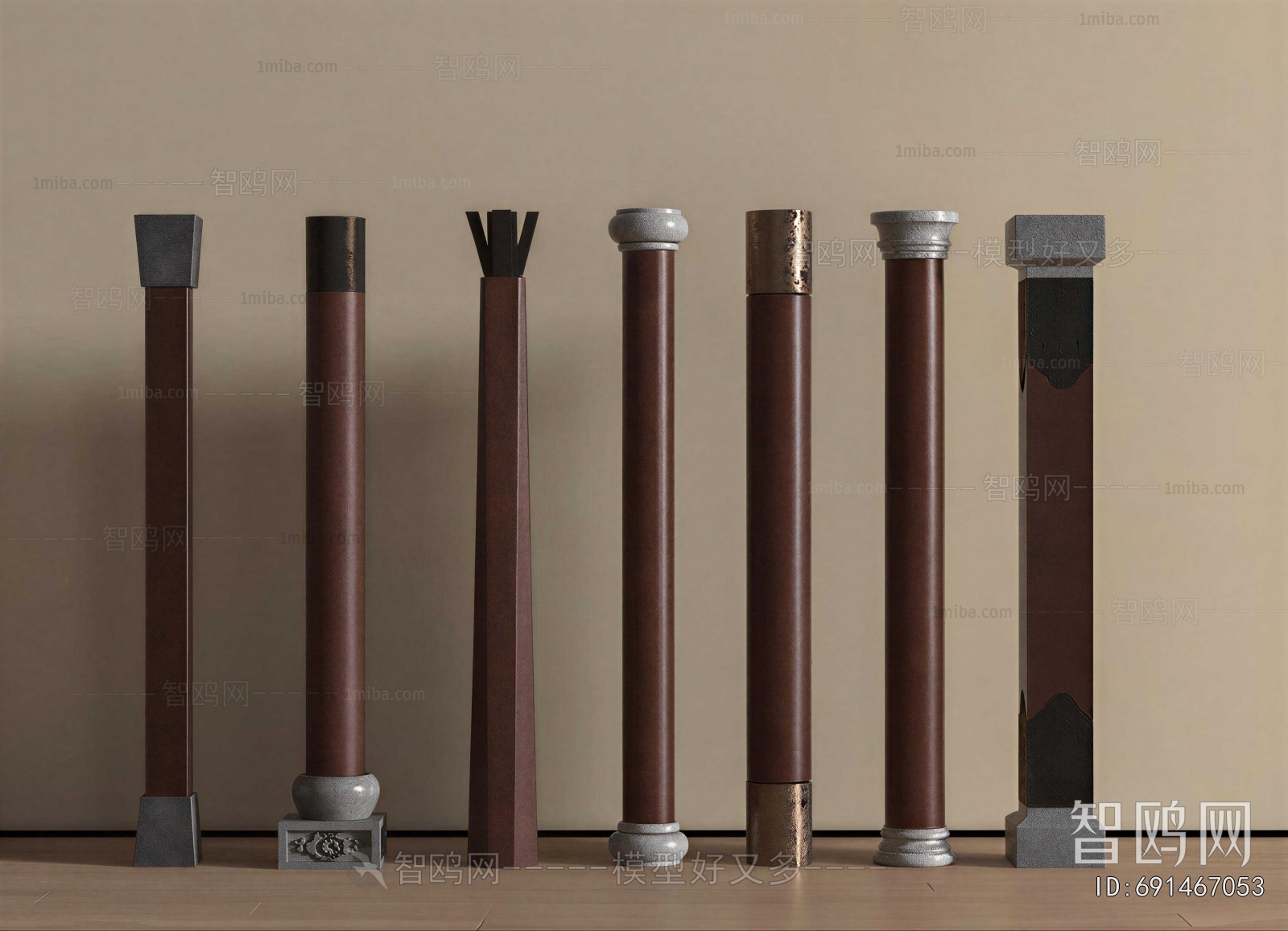 Chinese Style Column