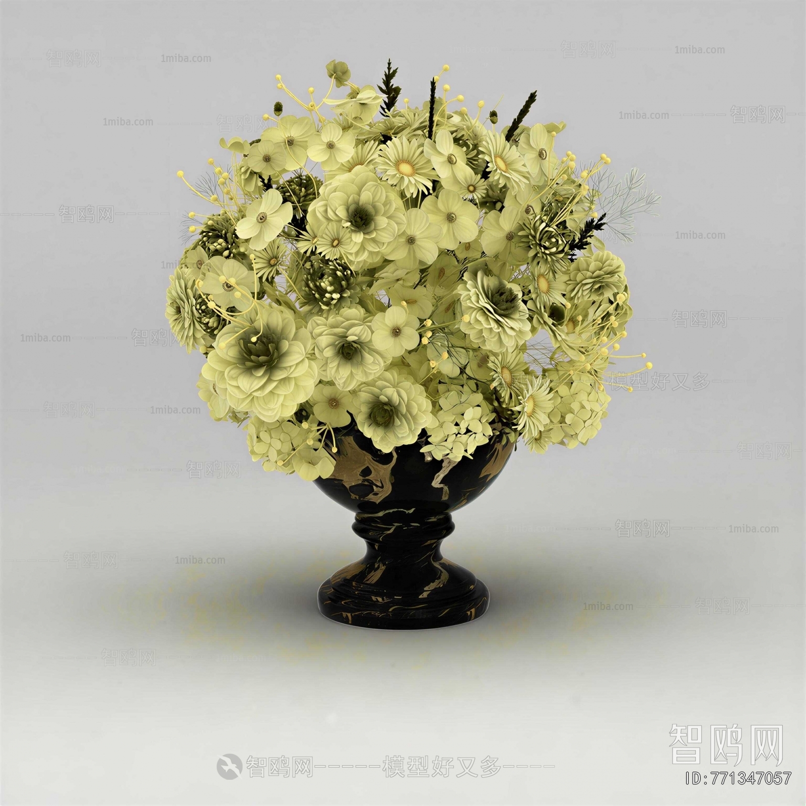 Simple European Style Flower Arrangement