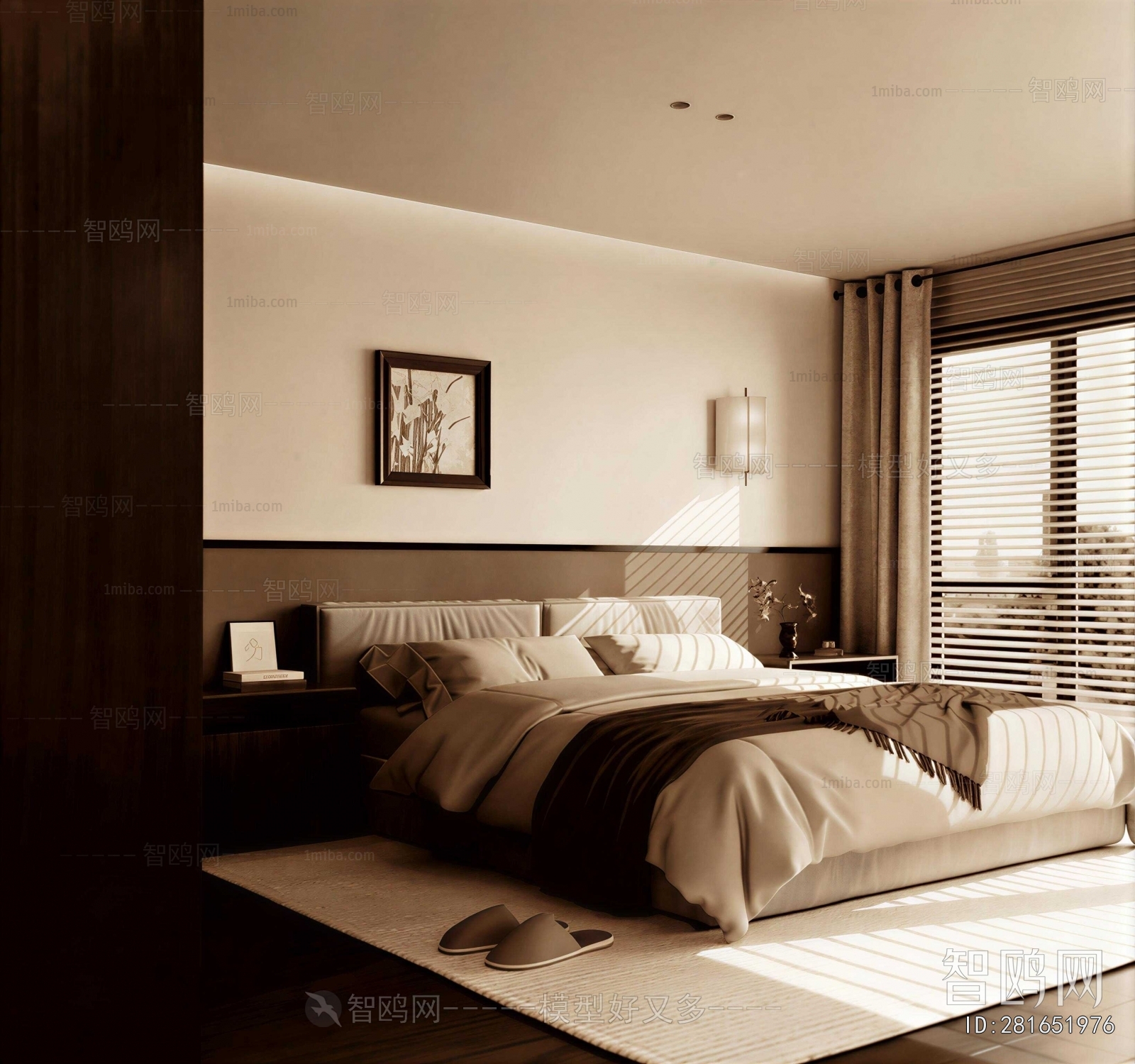 Wabi-sabi Style Bedroom