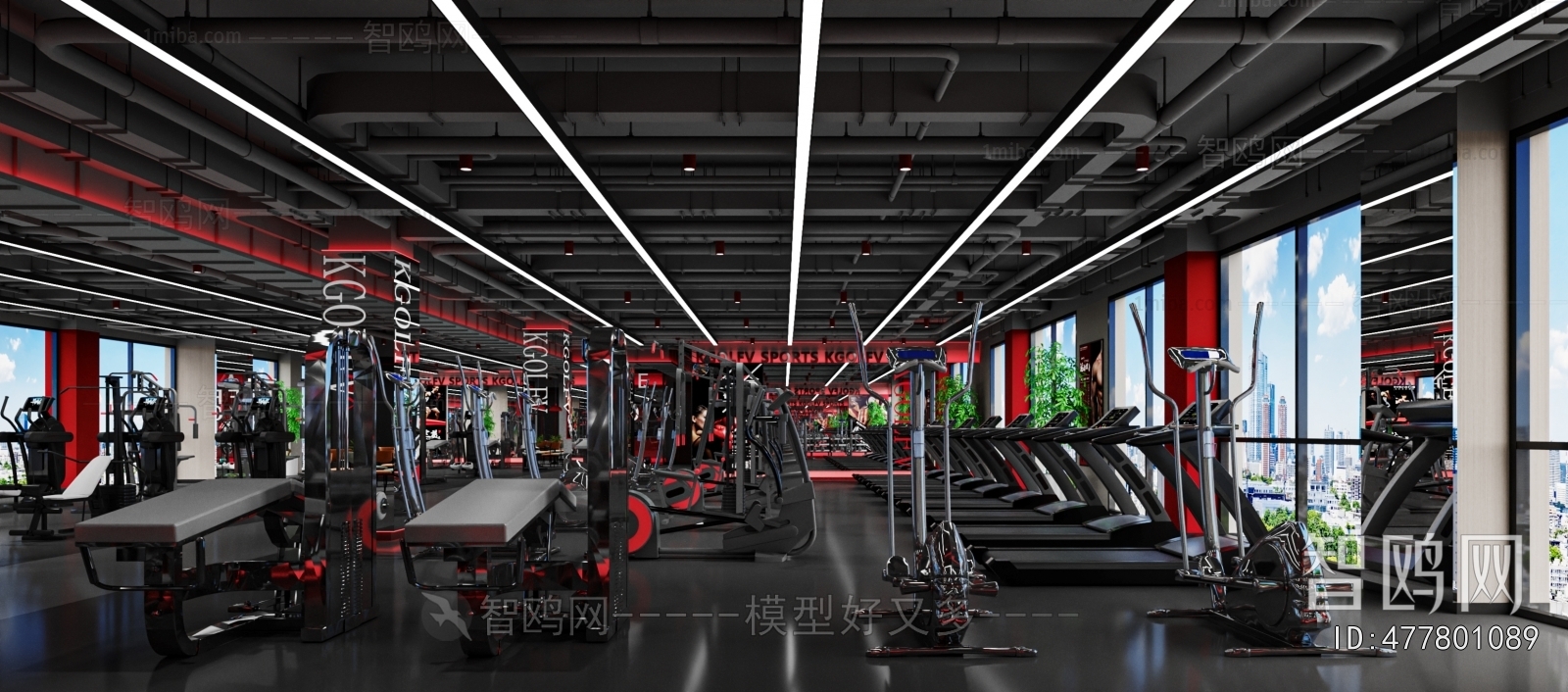 Industrial Style Gym