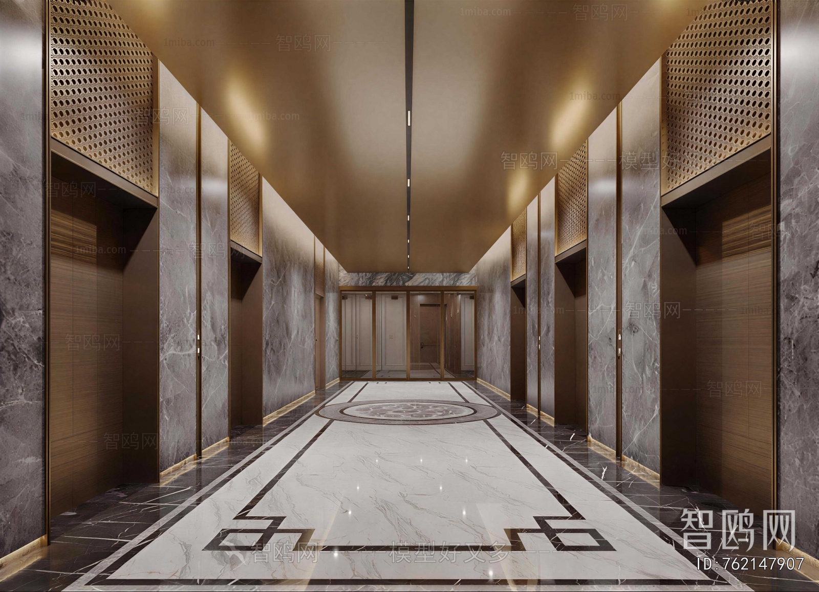 New Classical Style Elevator Hall