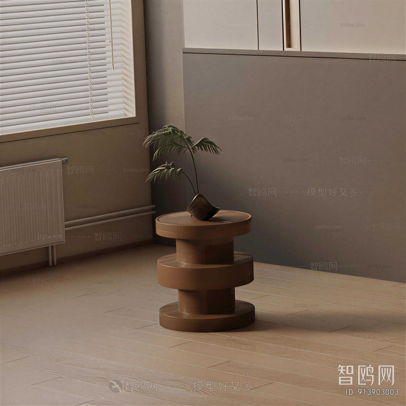 Wabi-sabi Style Side Table/corner Table