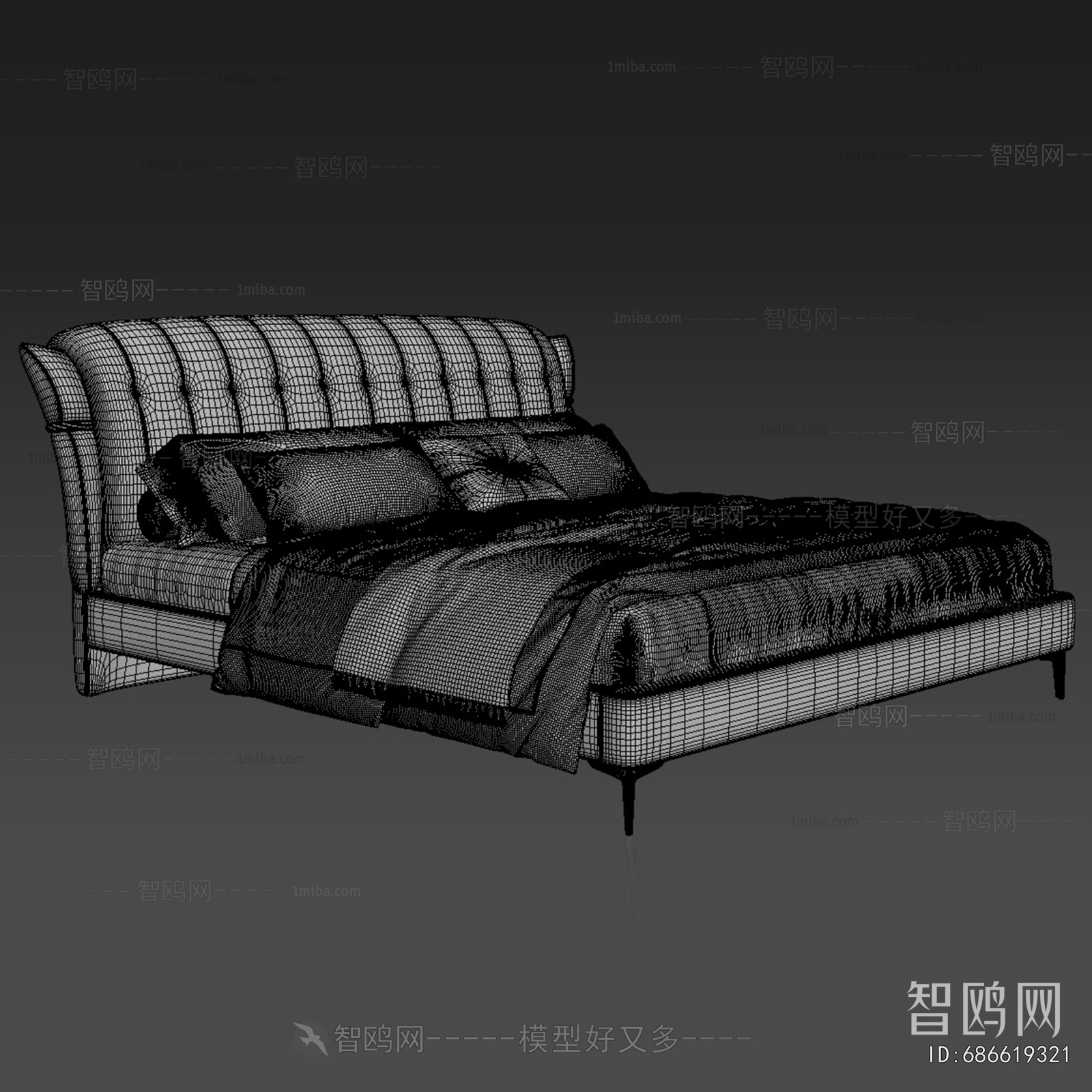 Modern Double Bed