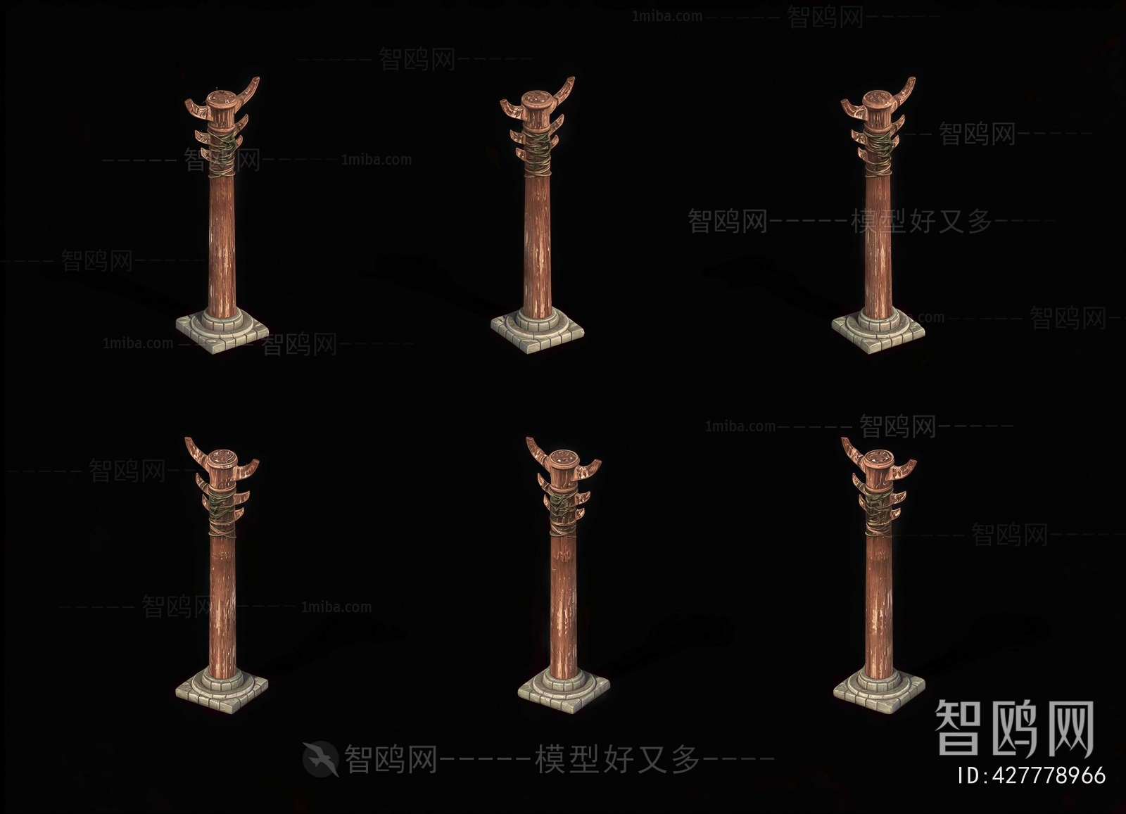 New Chinese Style Column