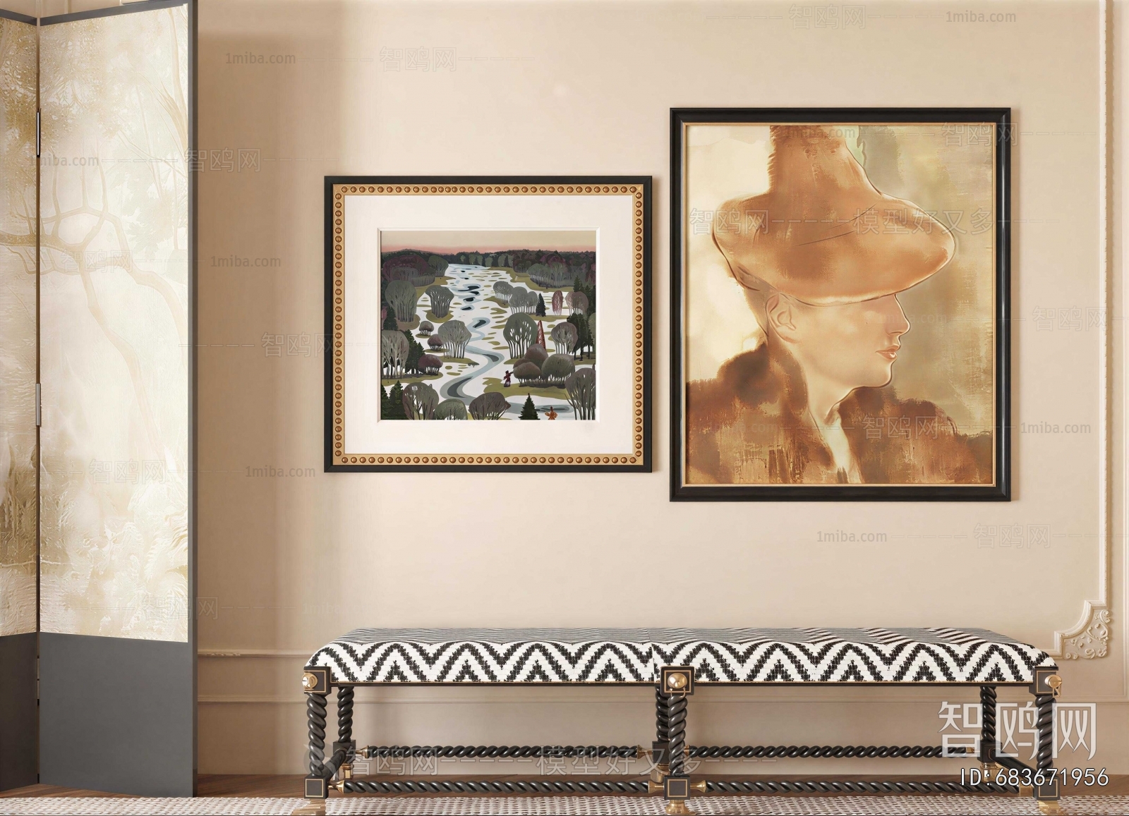 American Style Painting
