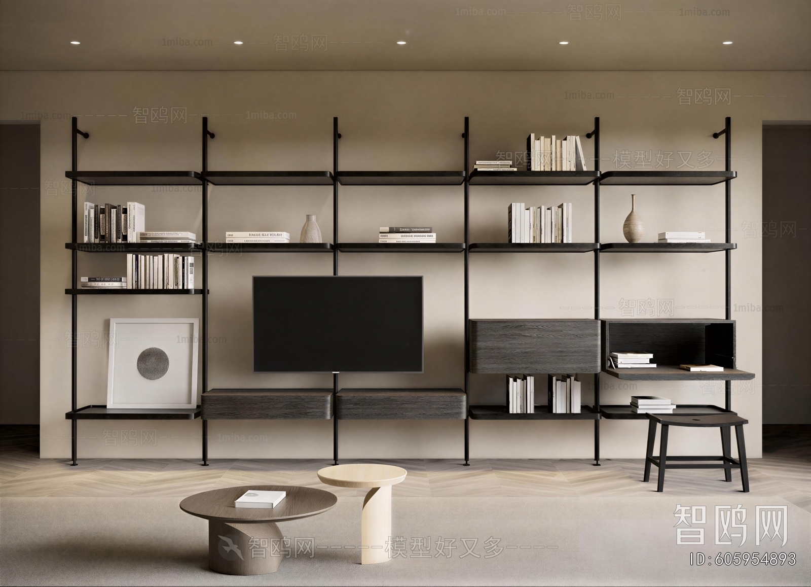 Wabi-sabi Style A Living Room