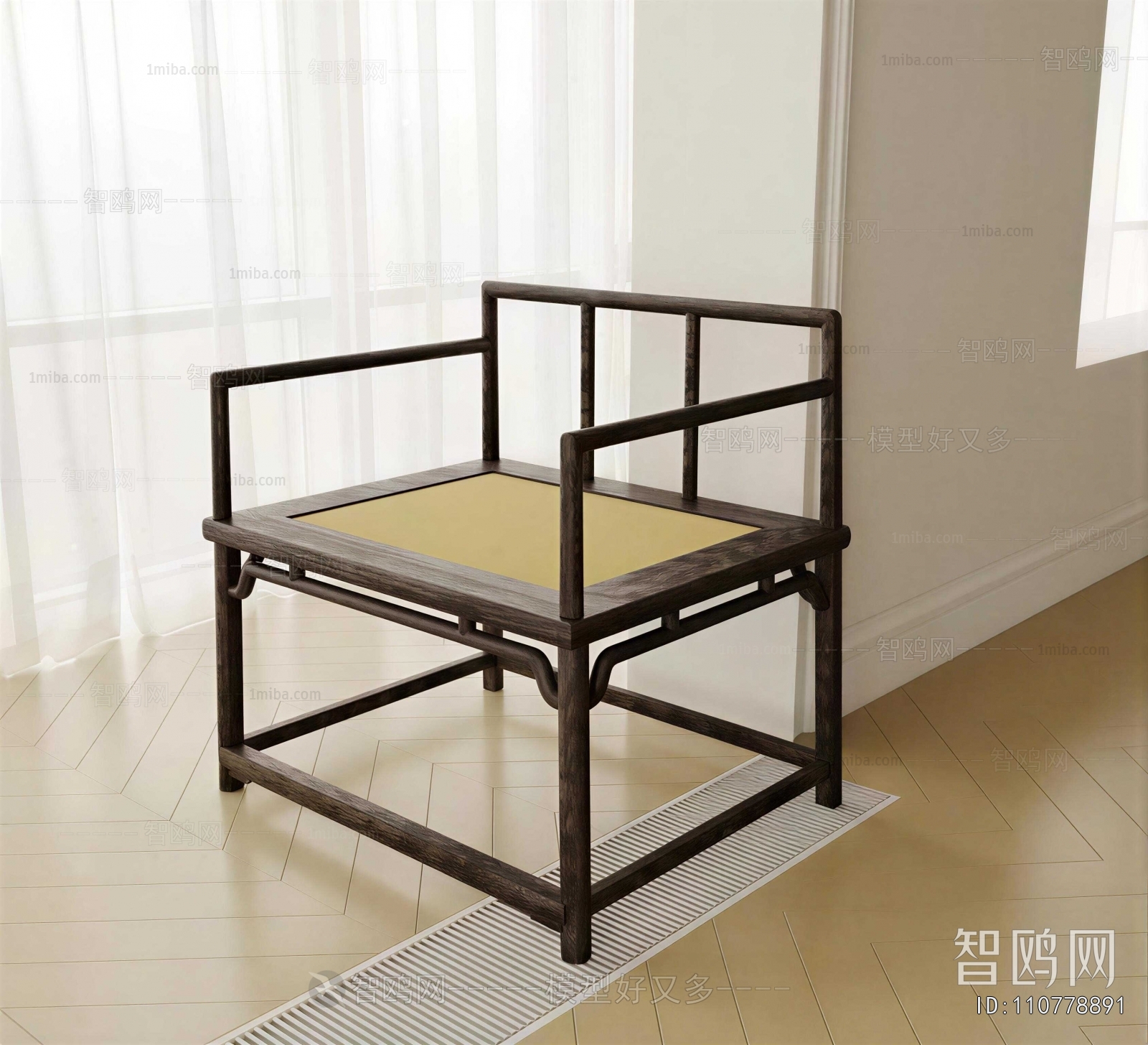 New Chinese Style Lounge Chair