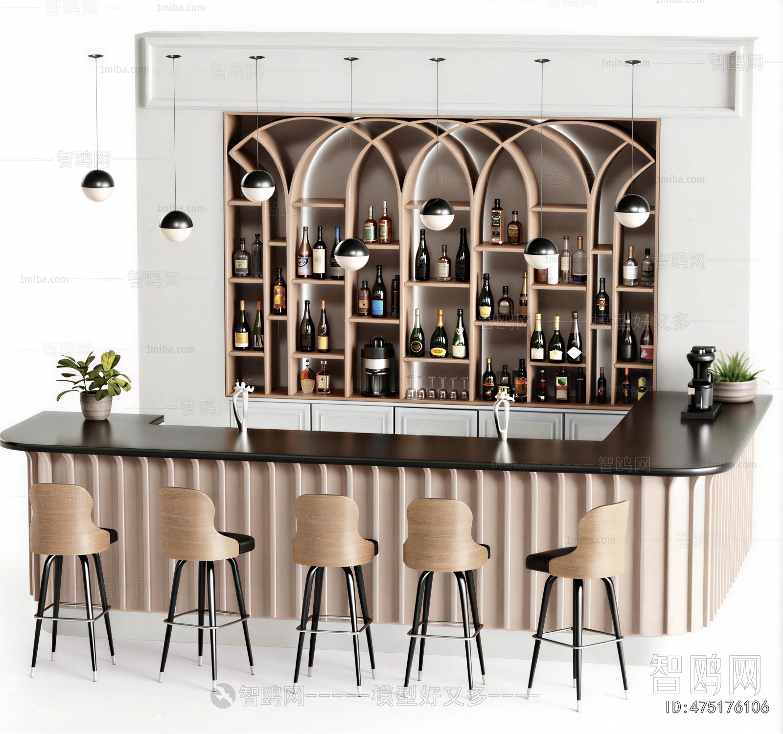 Modern Counter Bar
