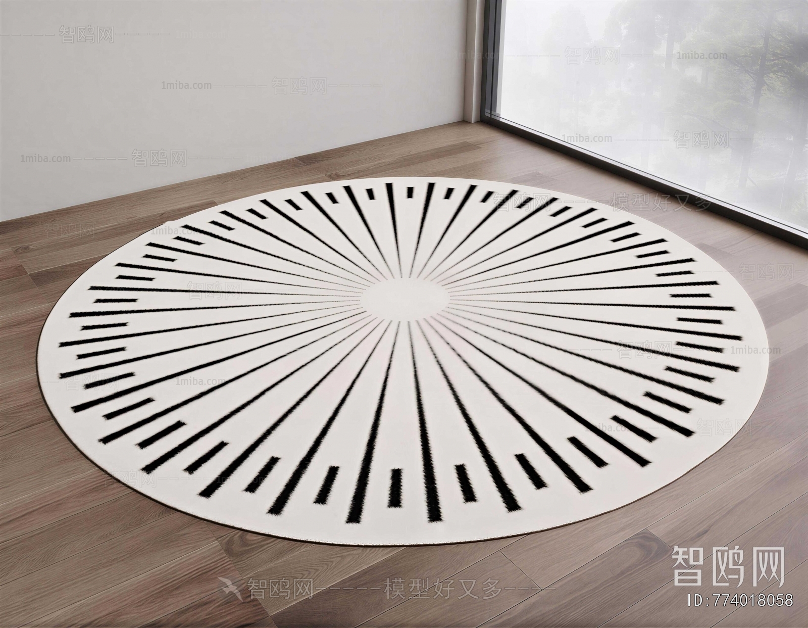 Modern Circular Carpet