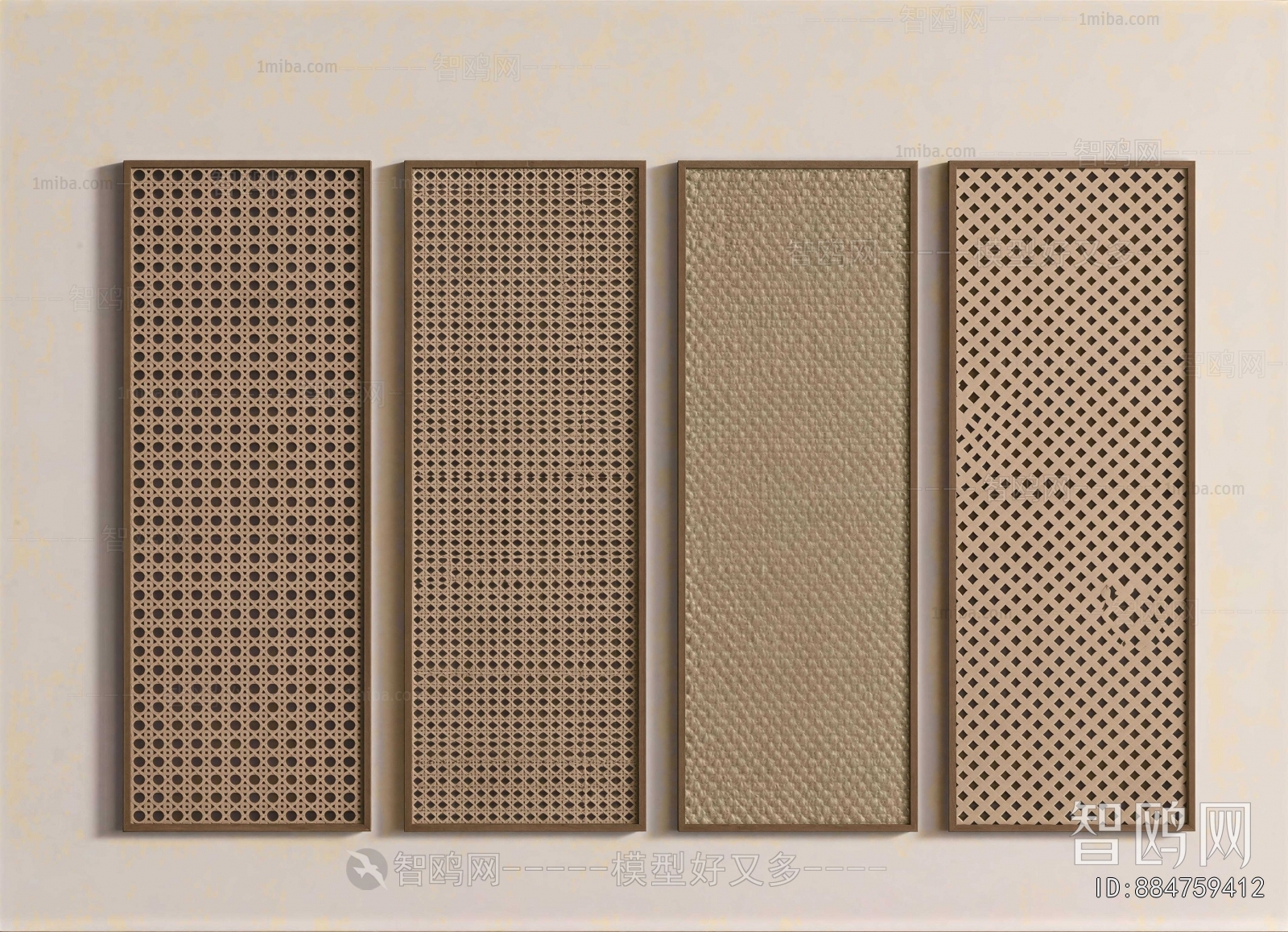 Wabi-sabi Style Wall Panel