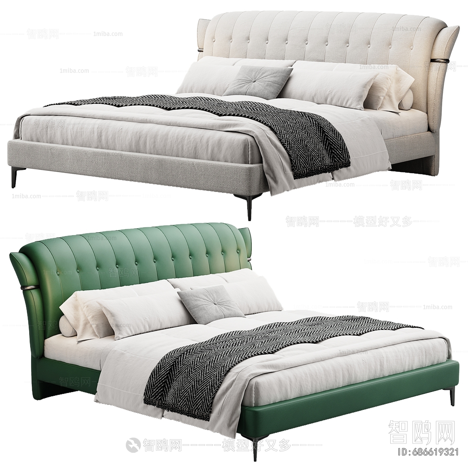Modern Double Bed