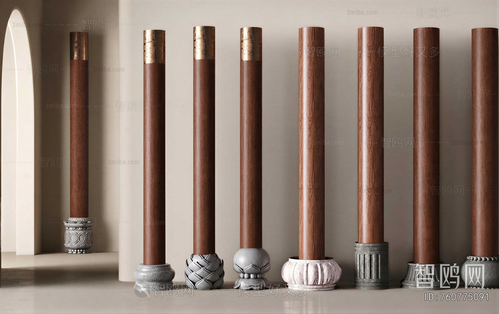Chinese Style Column