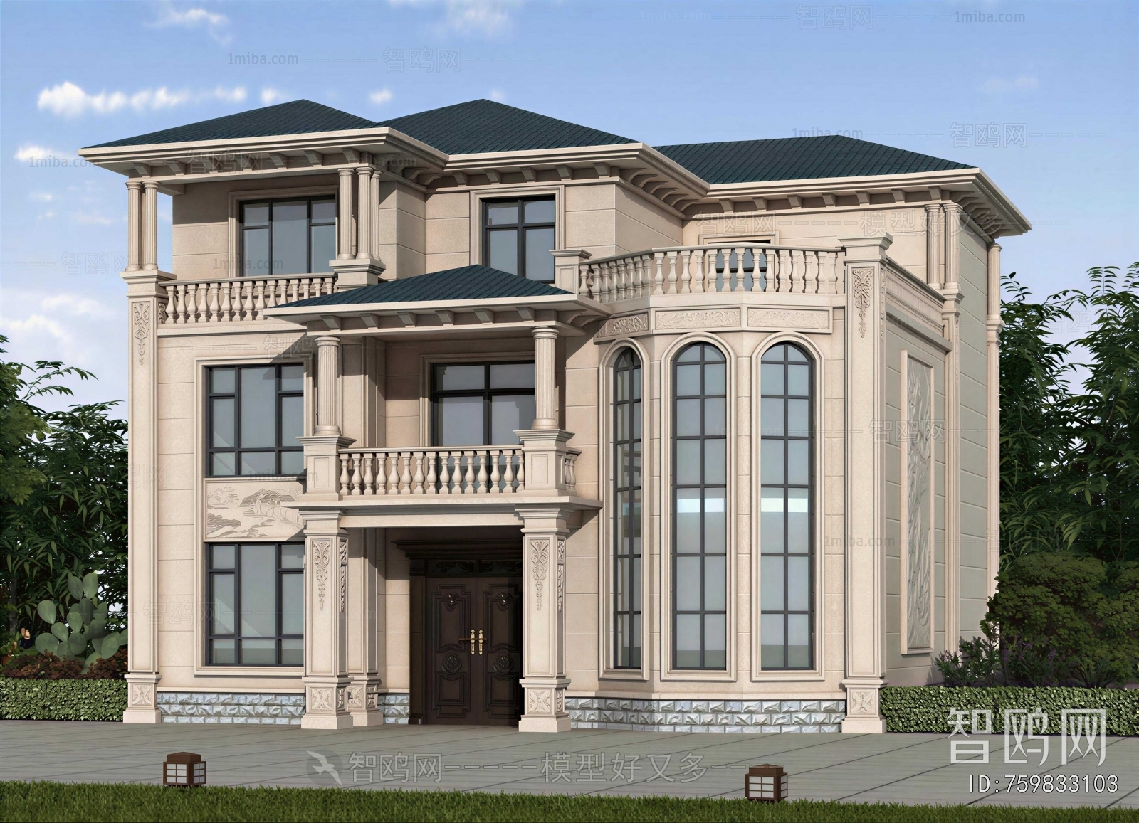 Simple European Style Detached Villa