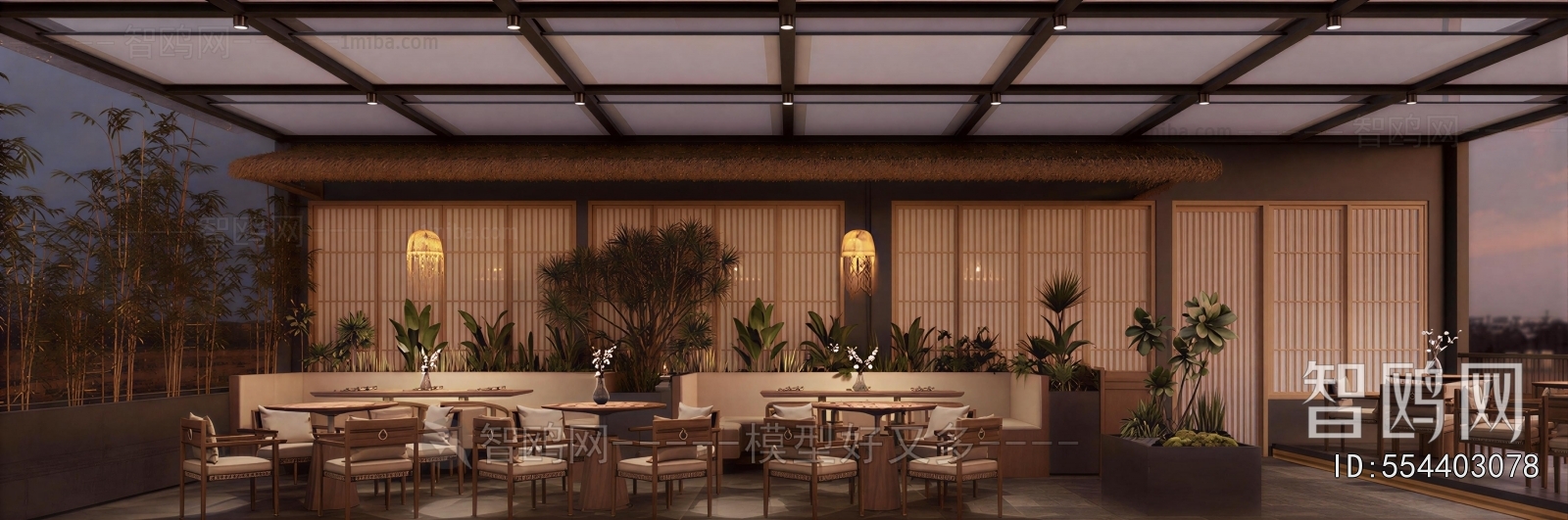 Wabi-sabi Style Restaurant
