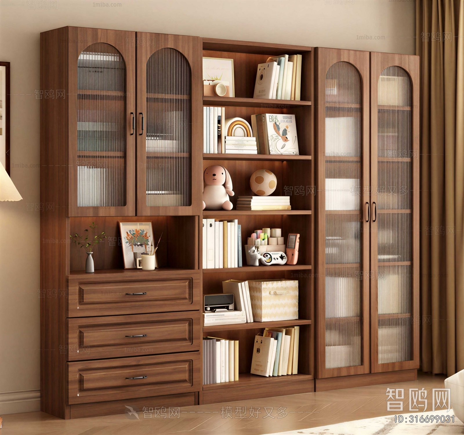 New Chinese Style Bookcase