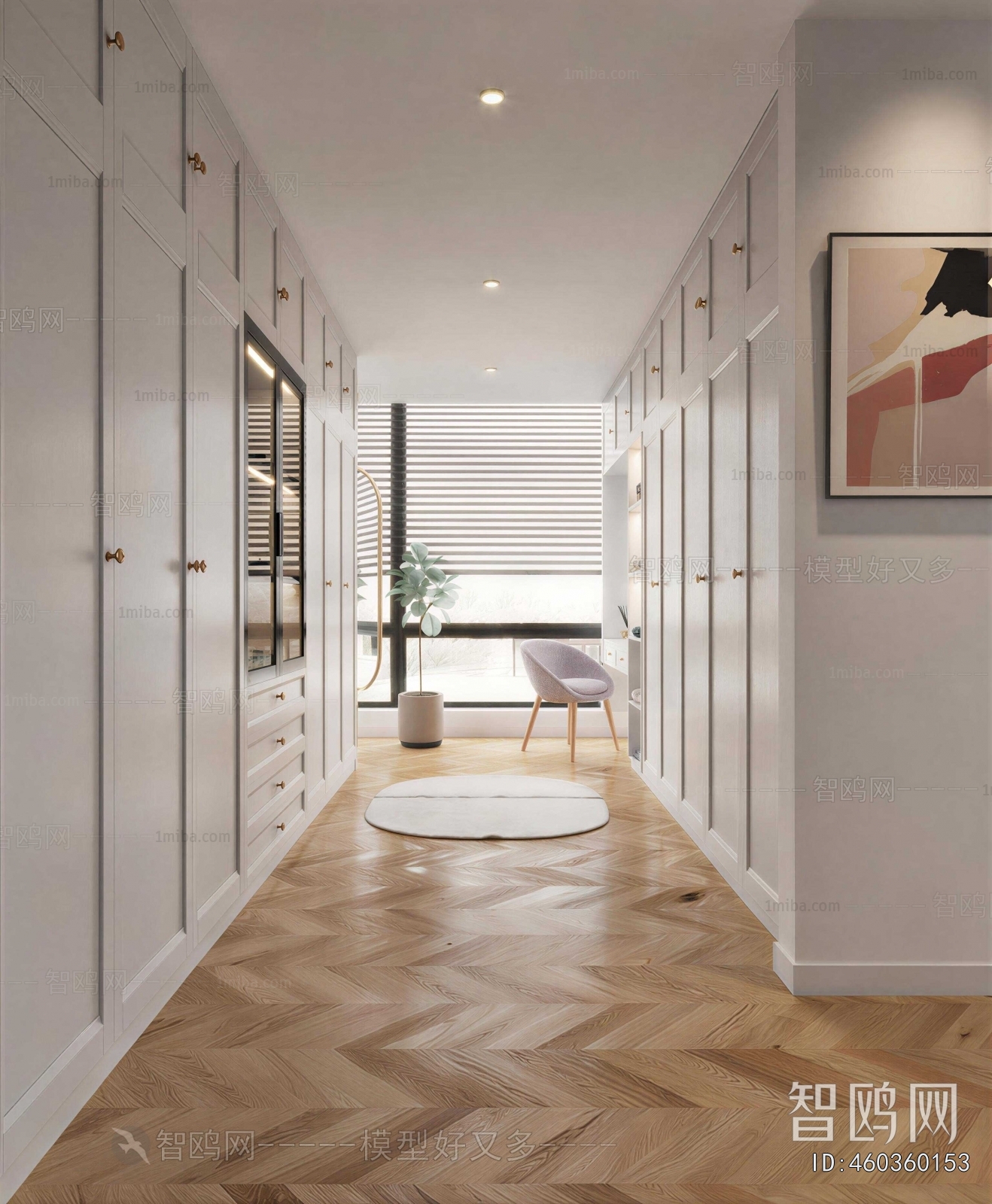 Modern Clothes Storage Area