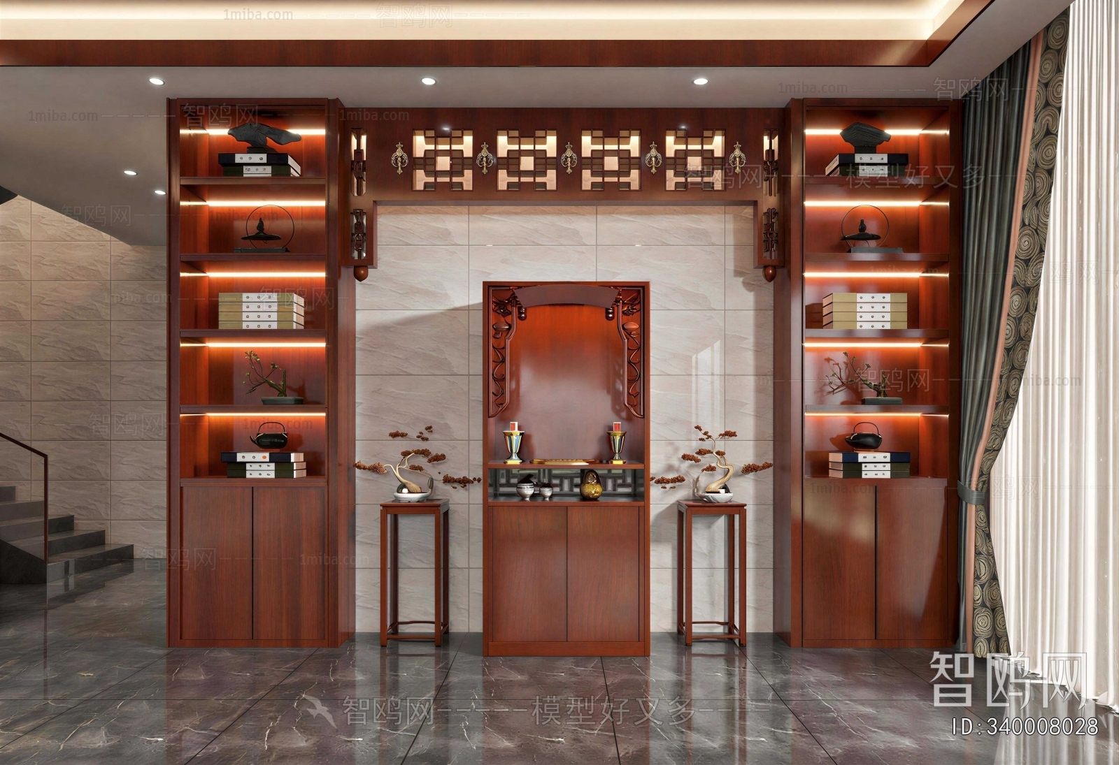 New Chinese Style Buddhist Niche