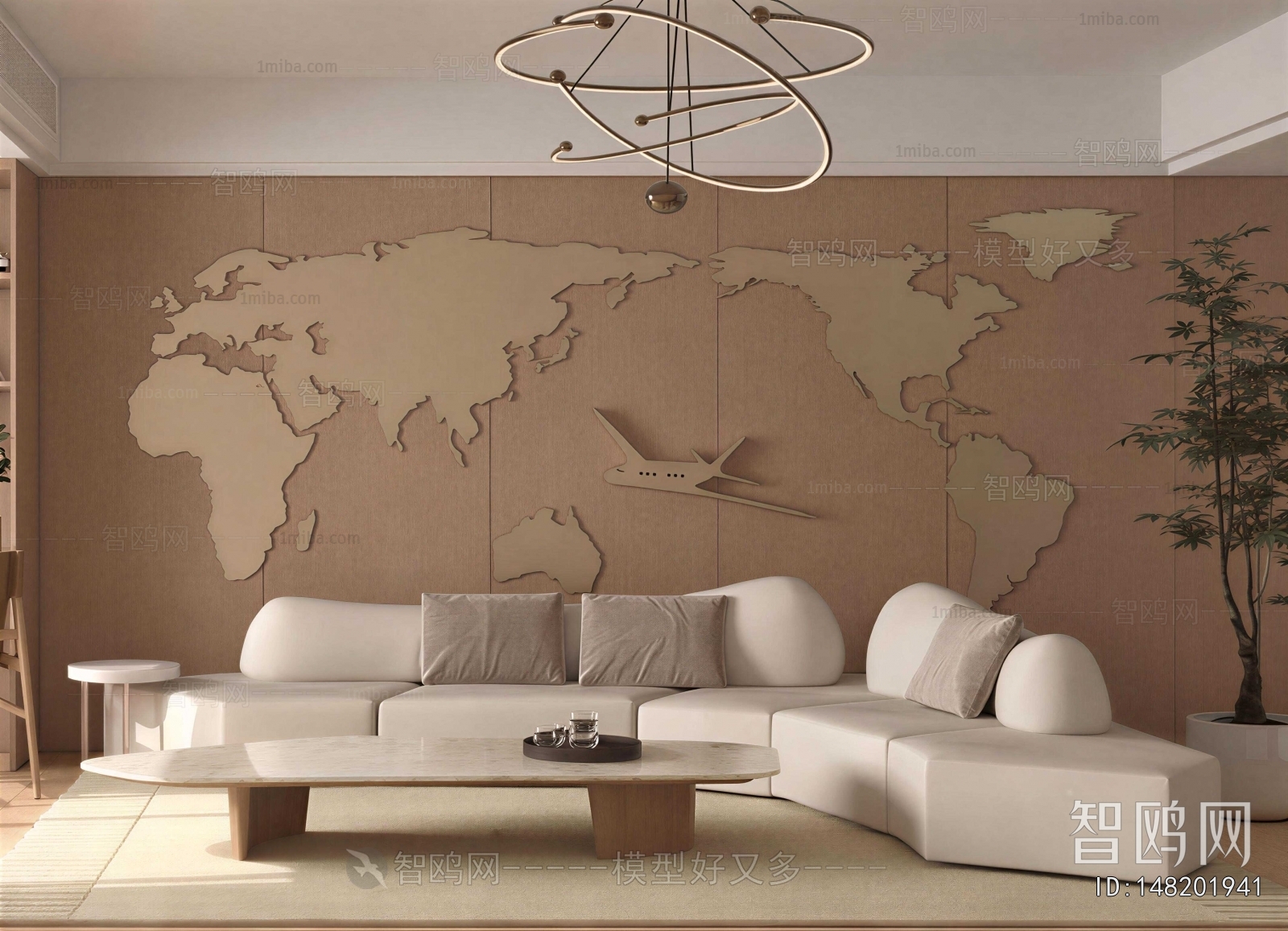 Wabi-sabi Style A Living Room