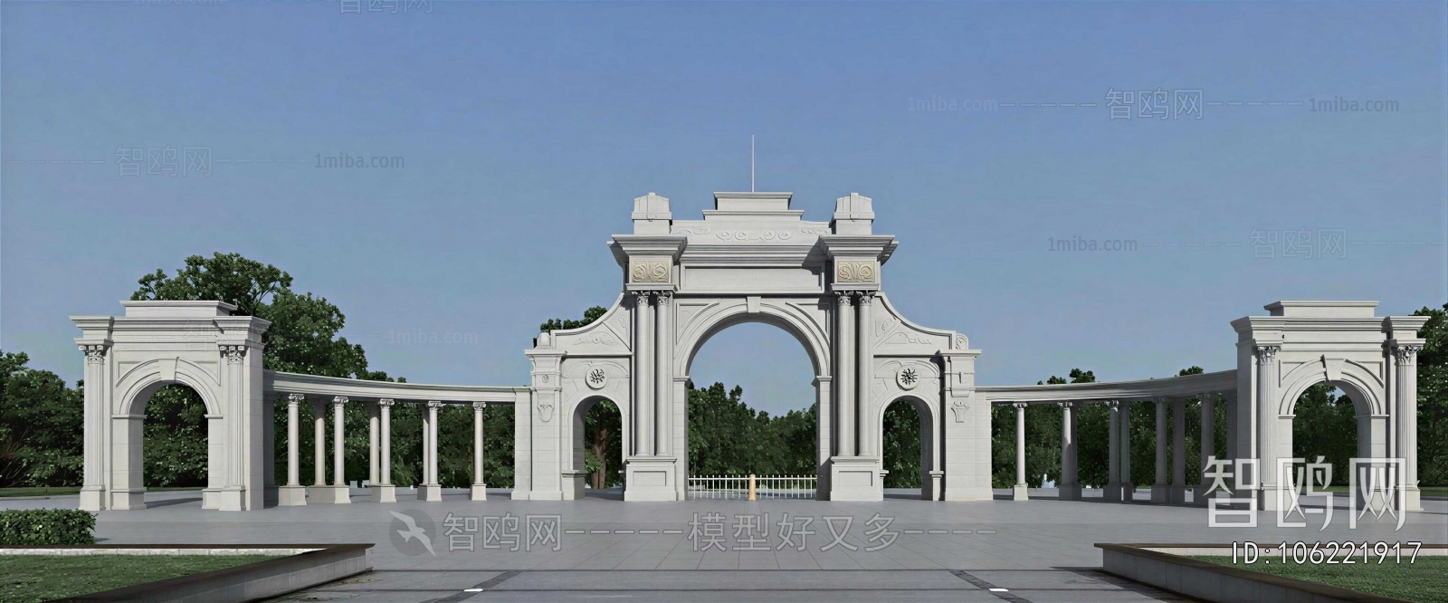 New Classical Style Facade Element