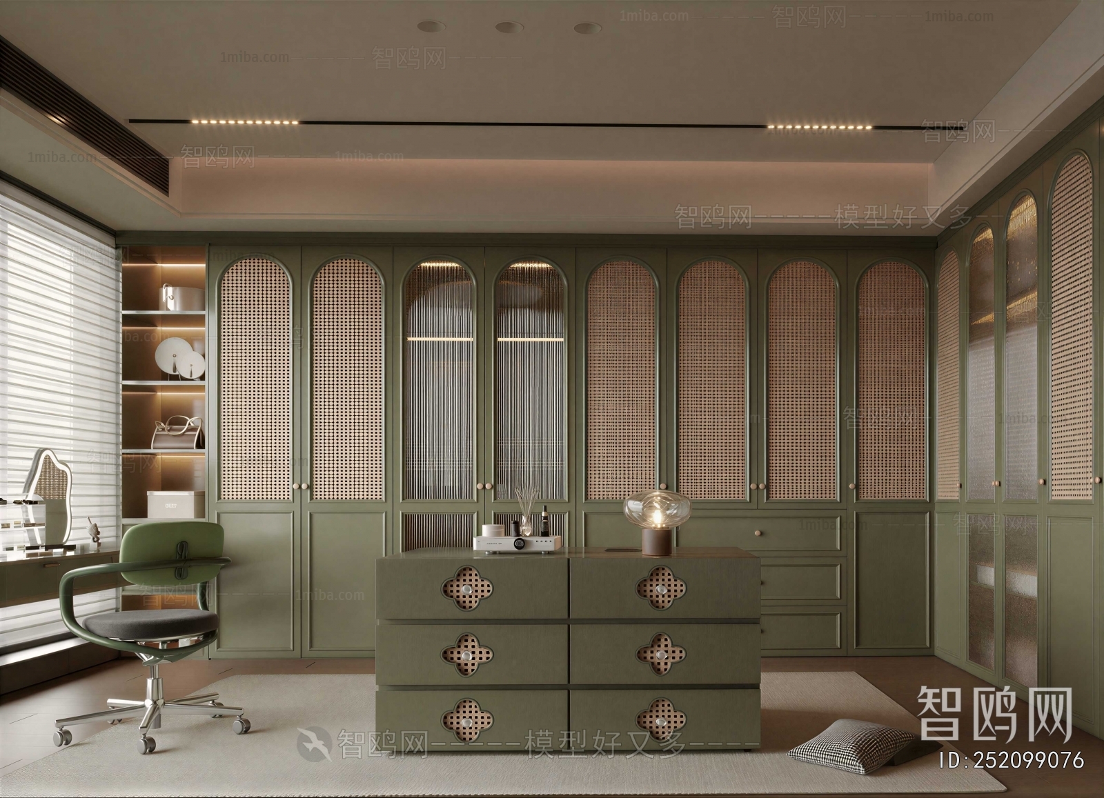 Modern Clothes Storage Area