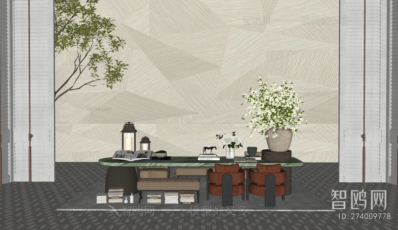 Modern Leisure Table And Chair