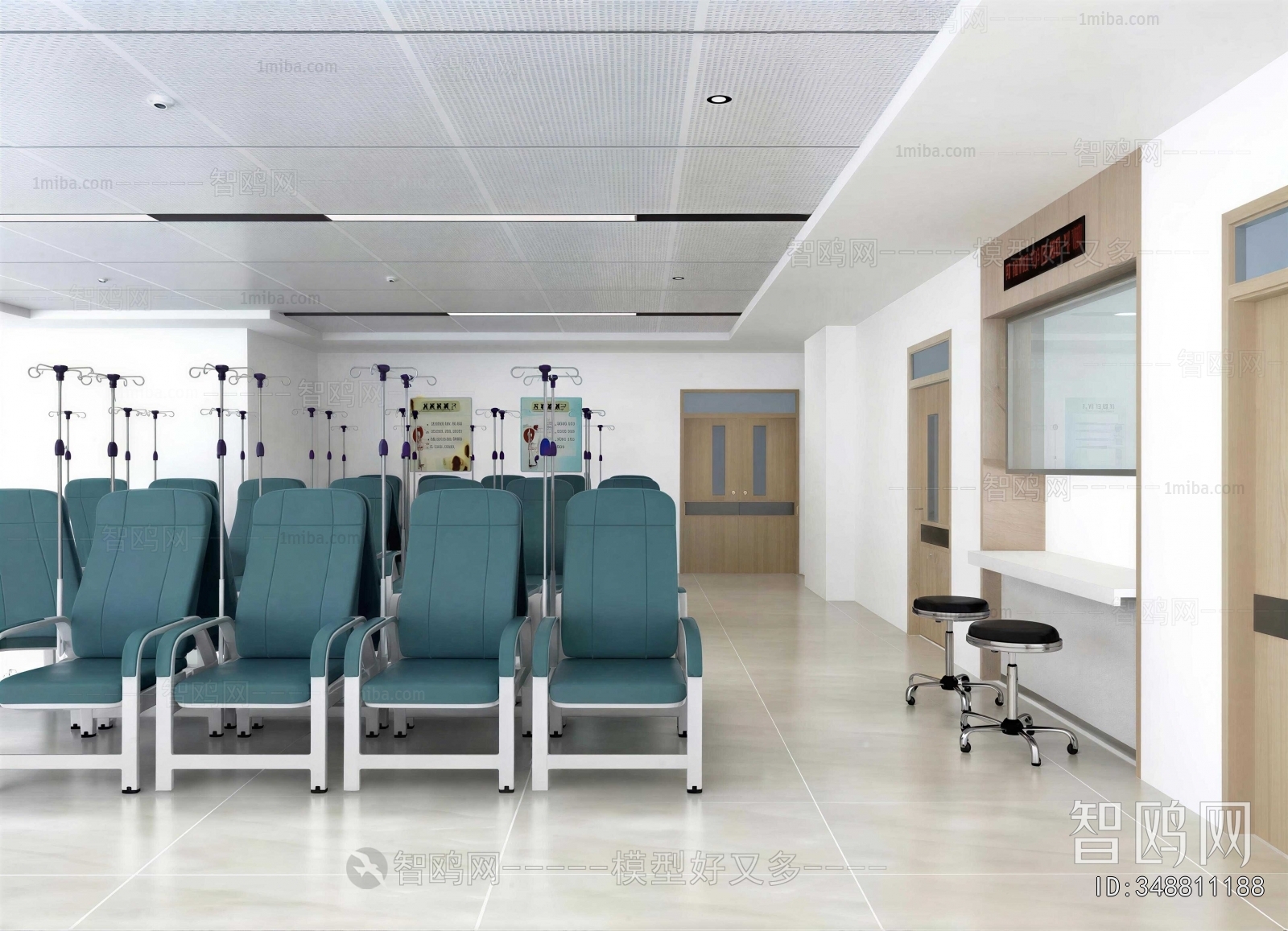 Modern Hospital Hall