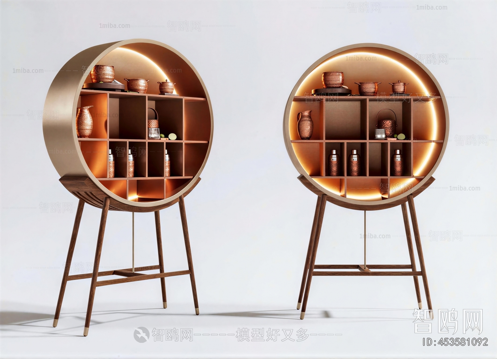 New Chinese Style Decorative Cabinet