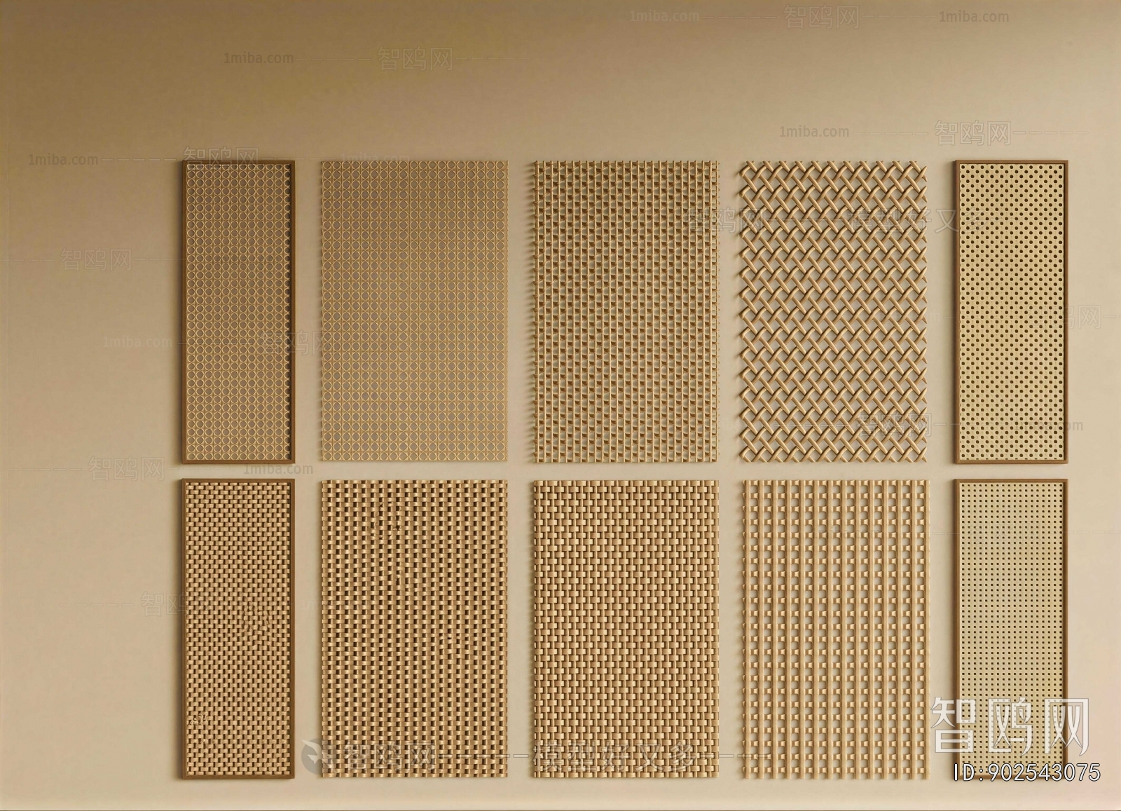Wabi-sabi Style Wall Panel