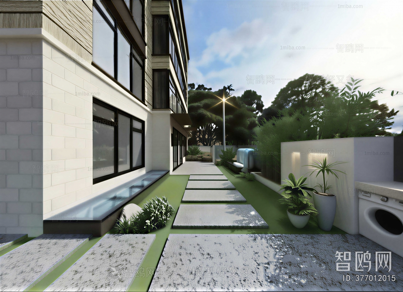 Modern Courtyard/landscape