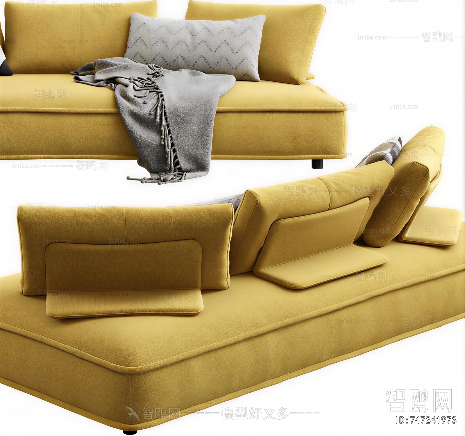 Modern Three-seat Sofa