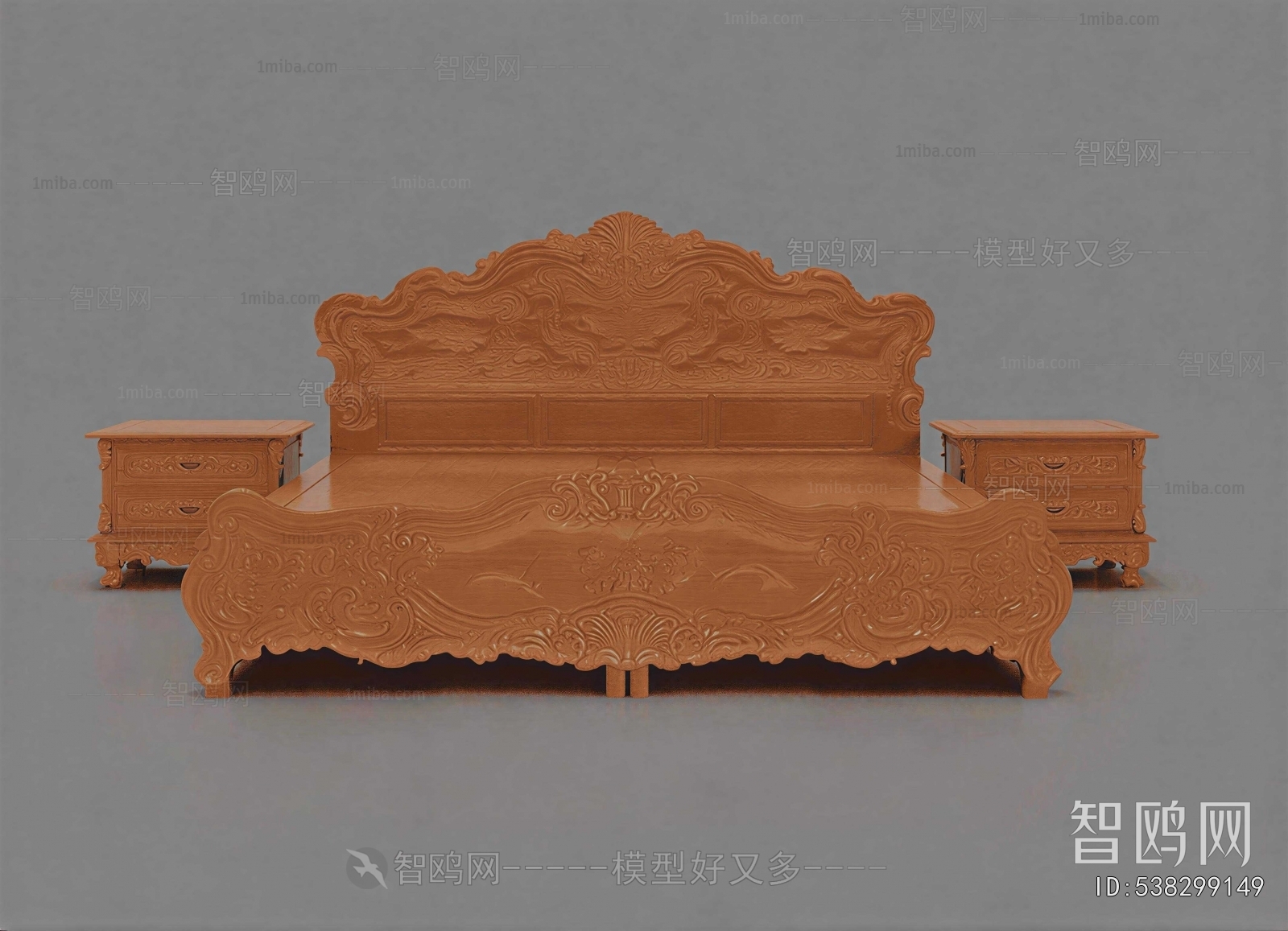 Chinese Style Double Bed