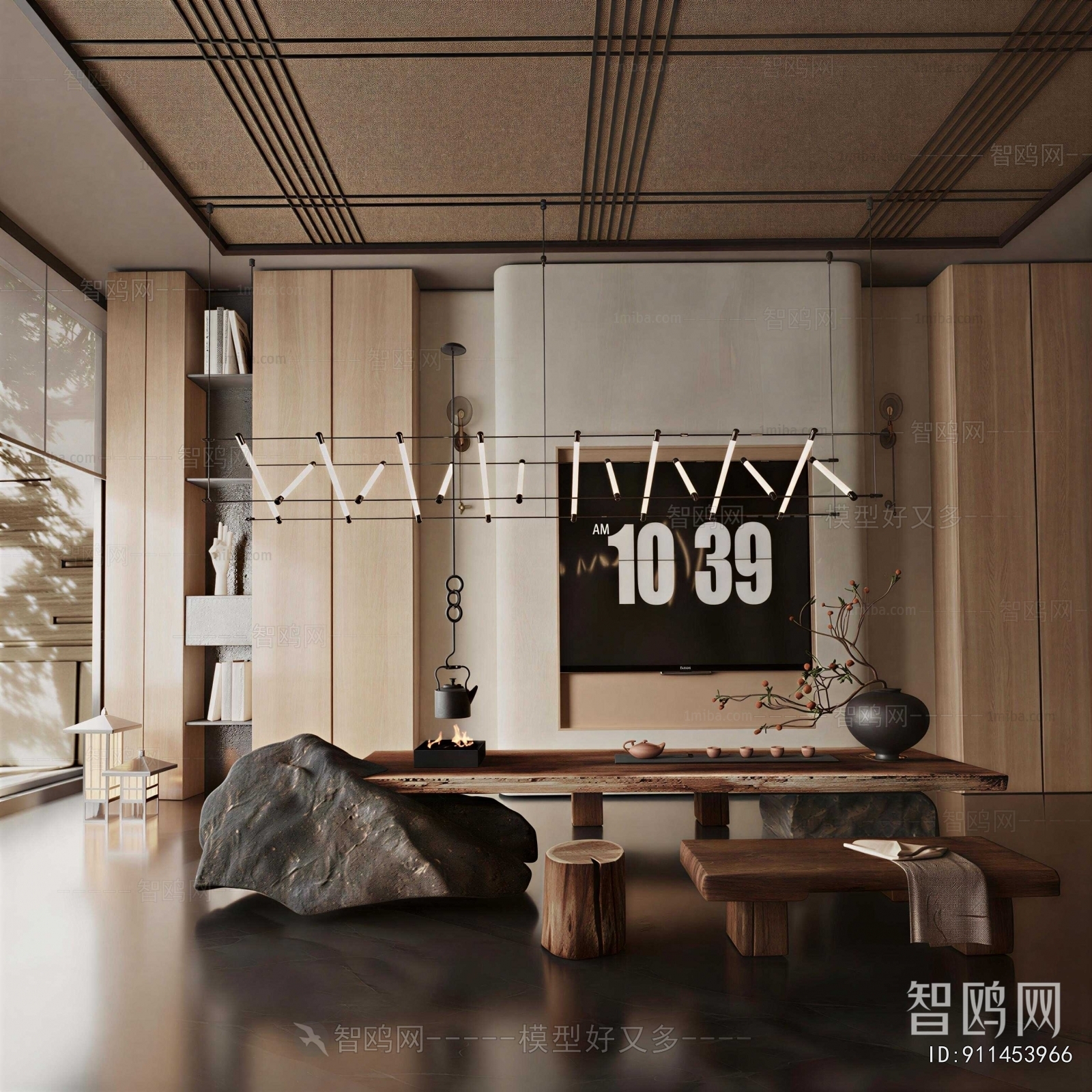Wabi-sabi Style Tea House