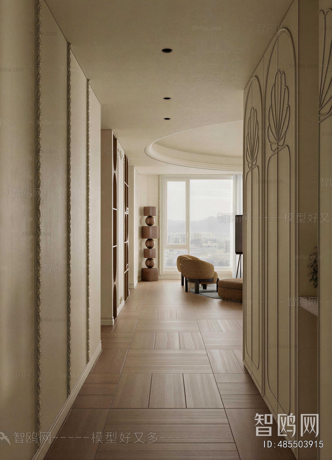 French Style Hallway