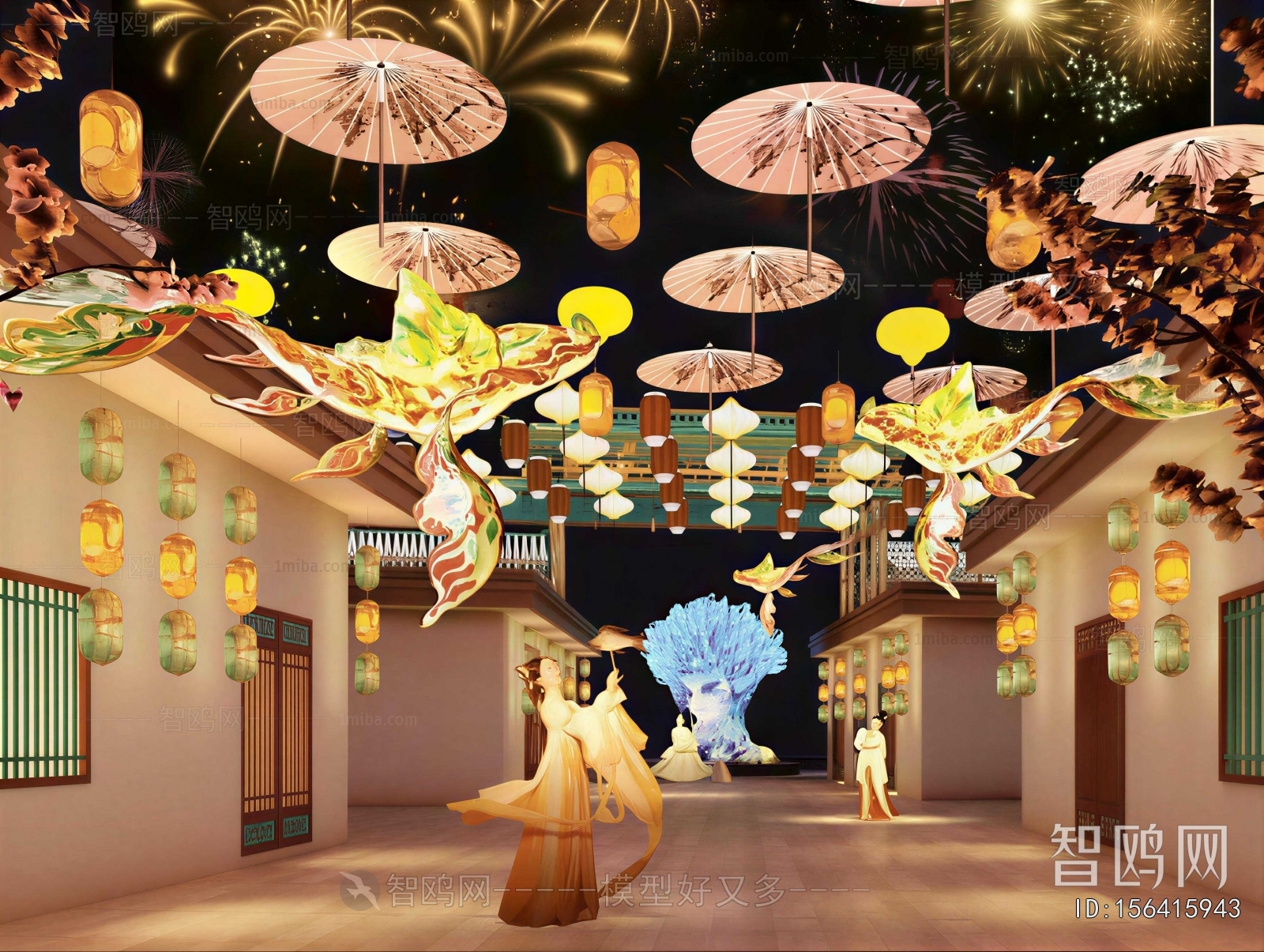 New Chinese Style Commercial Street