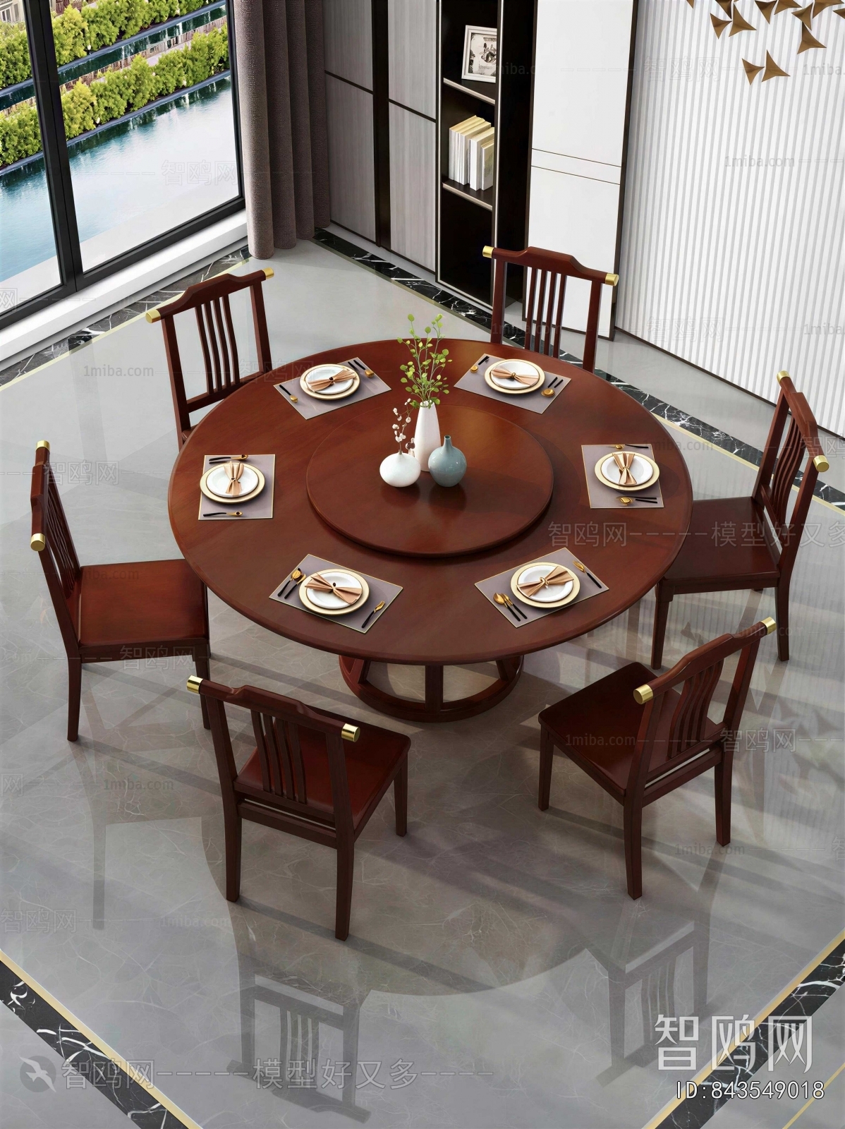 New Chinese Style Dining Table And Chairs
