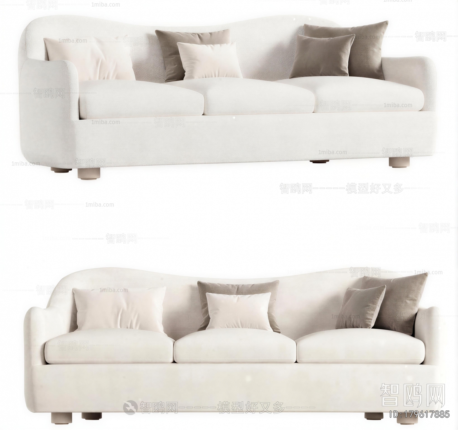 Modern Three-seat Sofa
