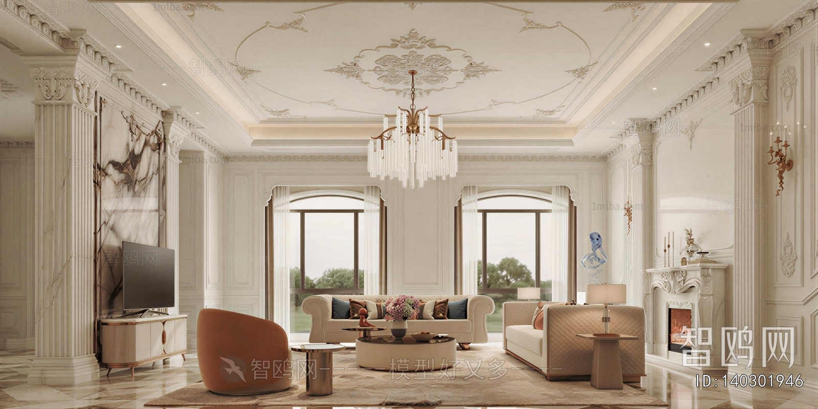 European Style A Living Room