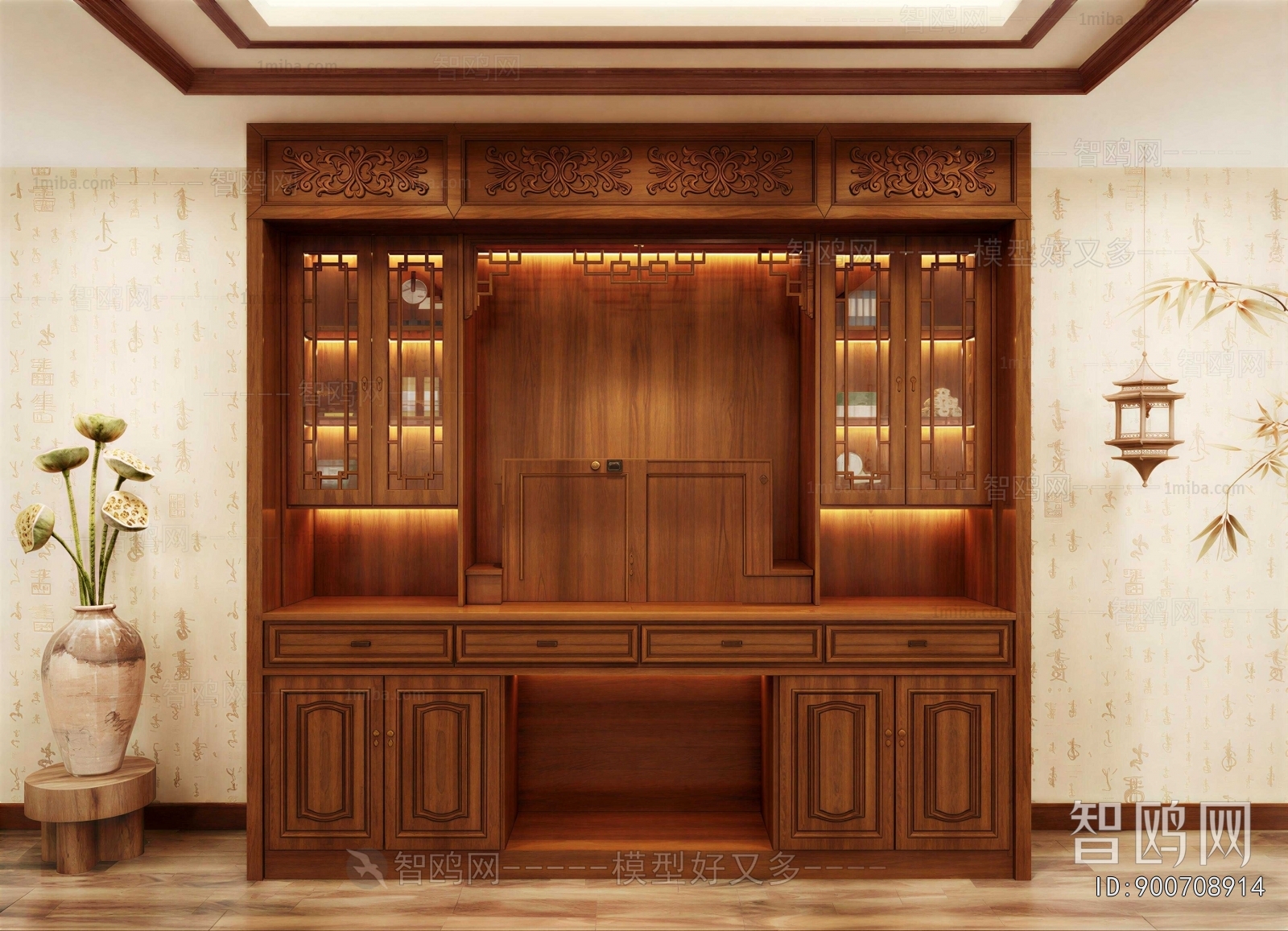 New Chinese Style Buddhist Niche