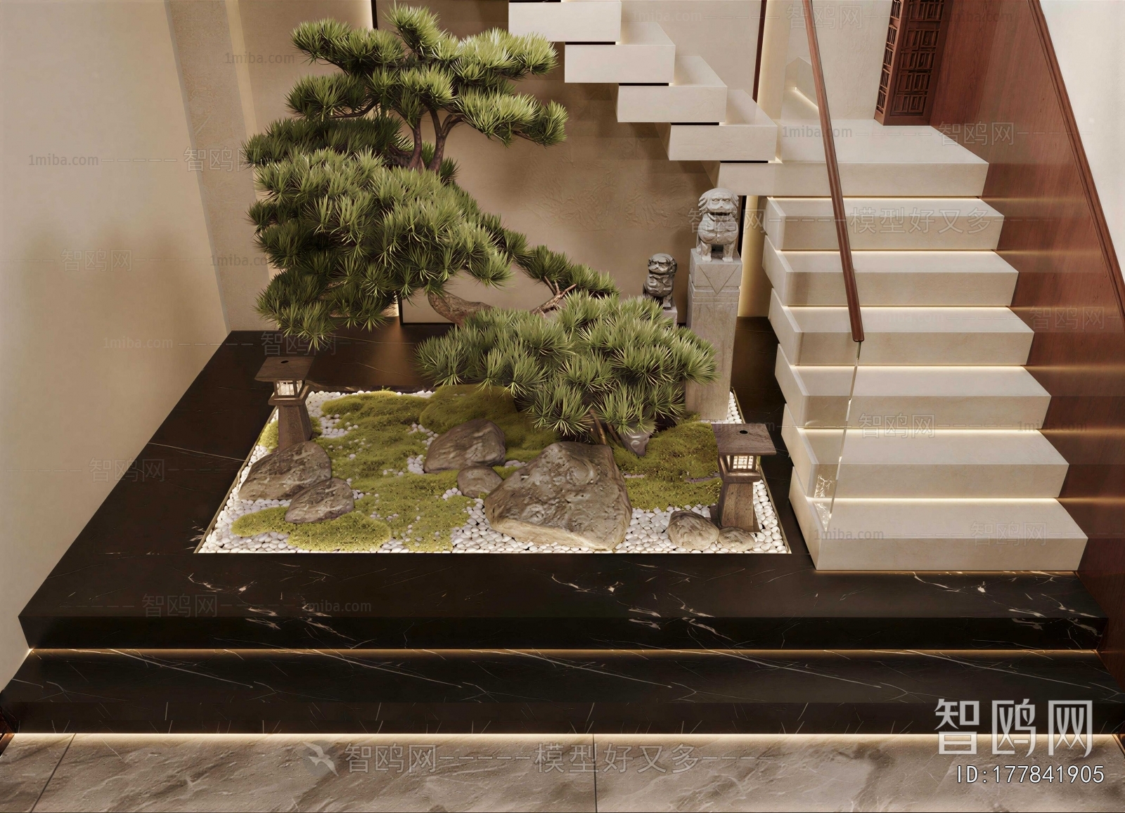 New Chinese Style Stairwell