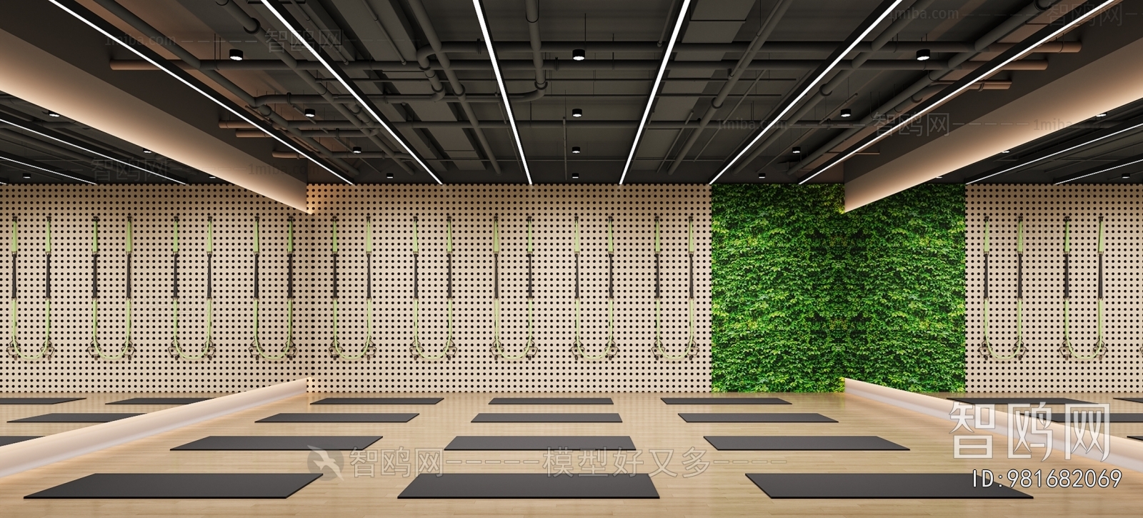 Modern Yoga Room