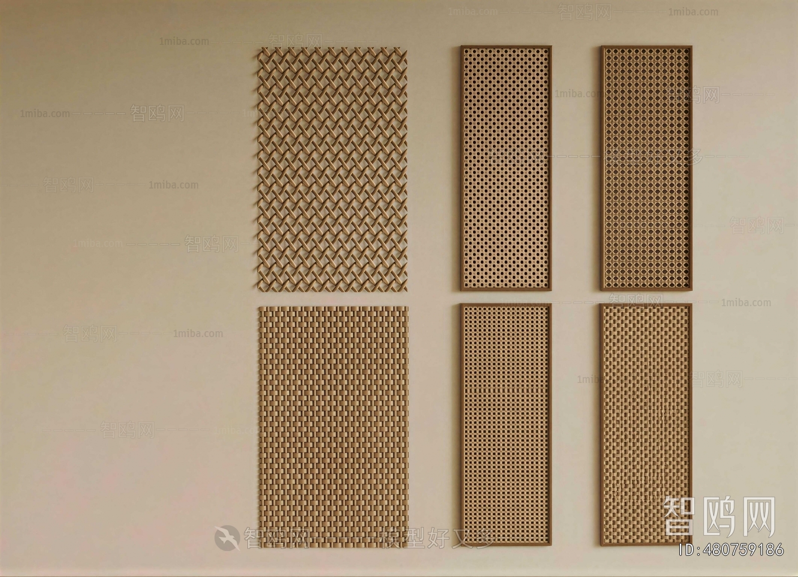 Wabi-sabi Style Wall Panel
