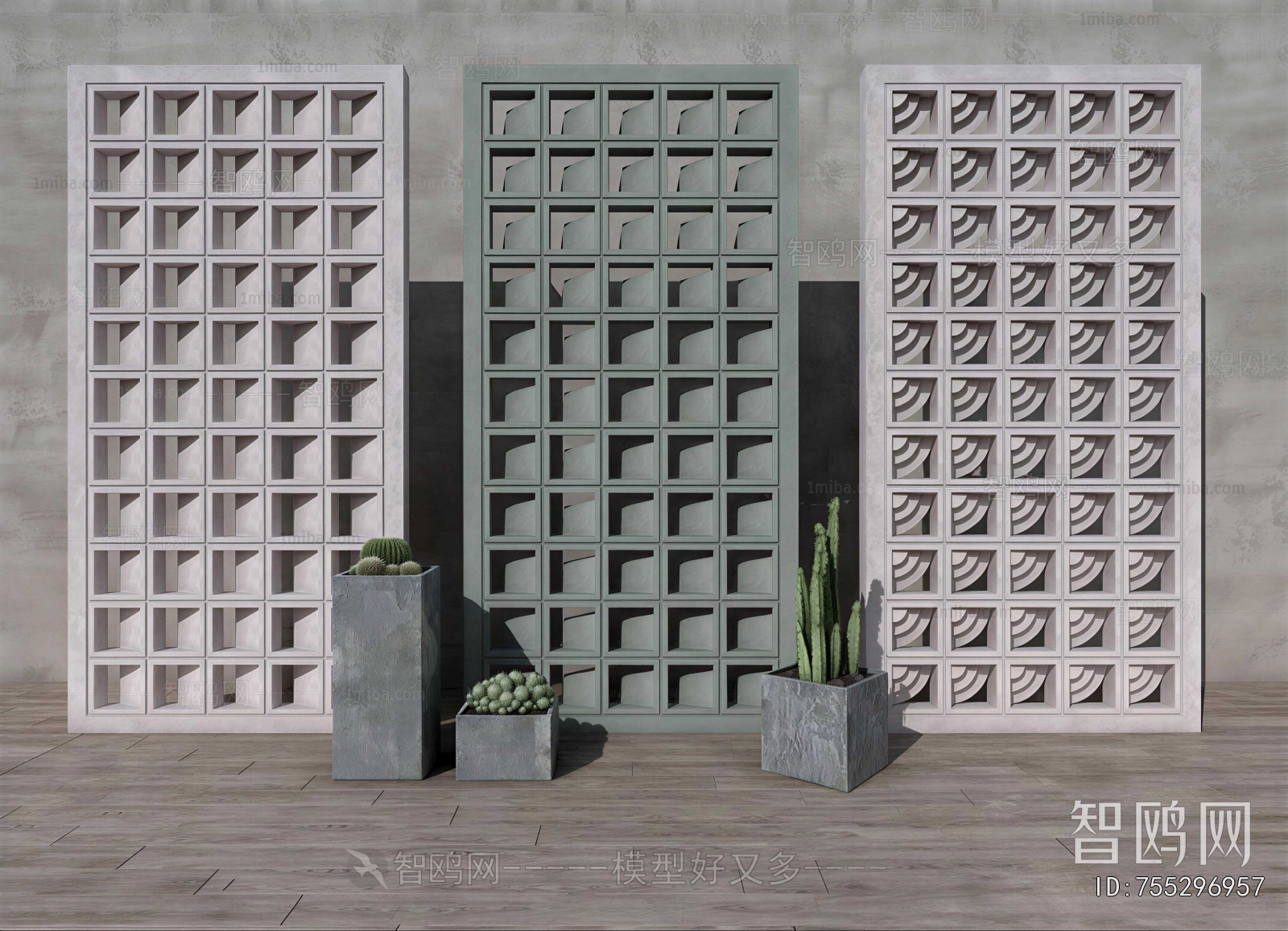 Industrial Style Glass Screen Partition
