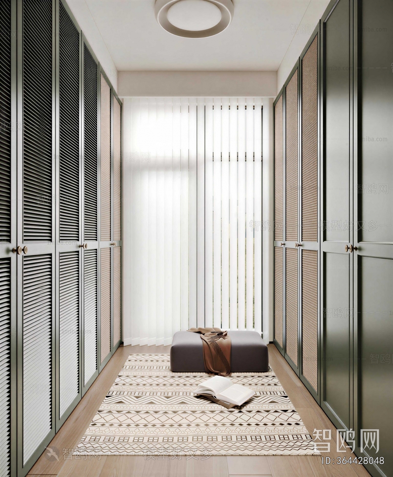 Modern Clothes Storage Area