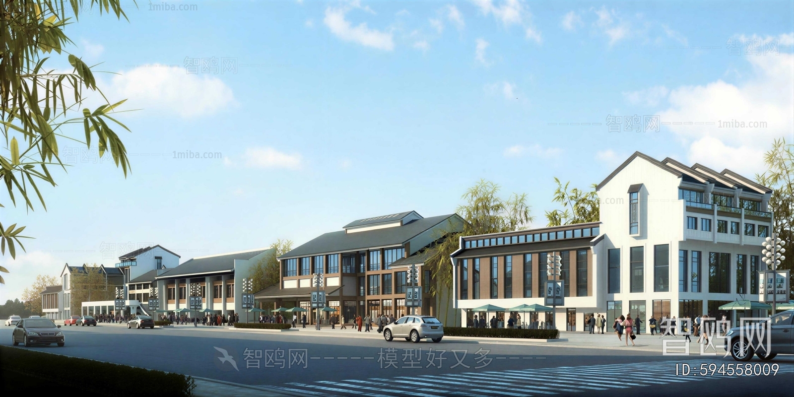 New Chinese Style Commercial Street