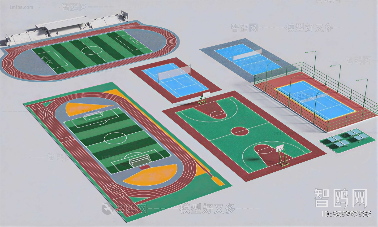 Modern Outdoor Sports Stadium