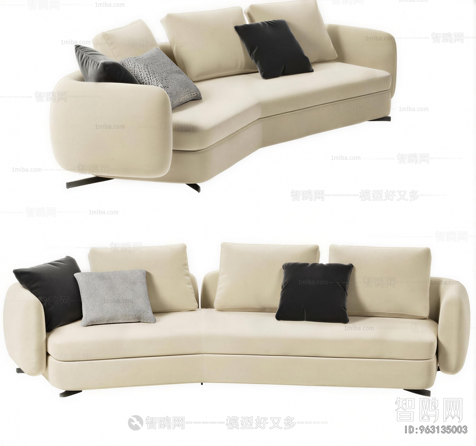 Modern Shaped Sofa