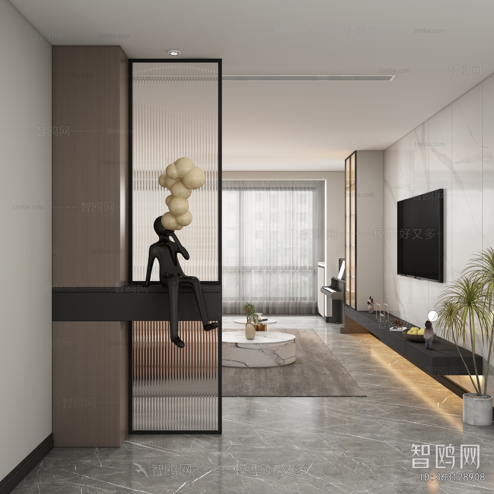 Modern Hallway