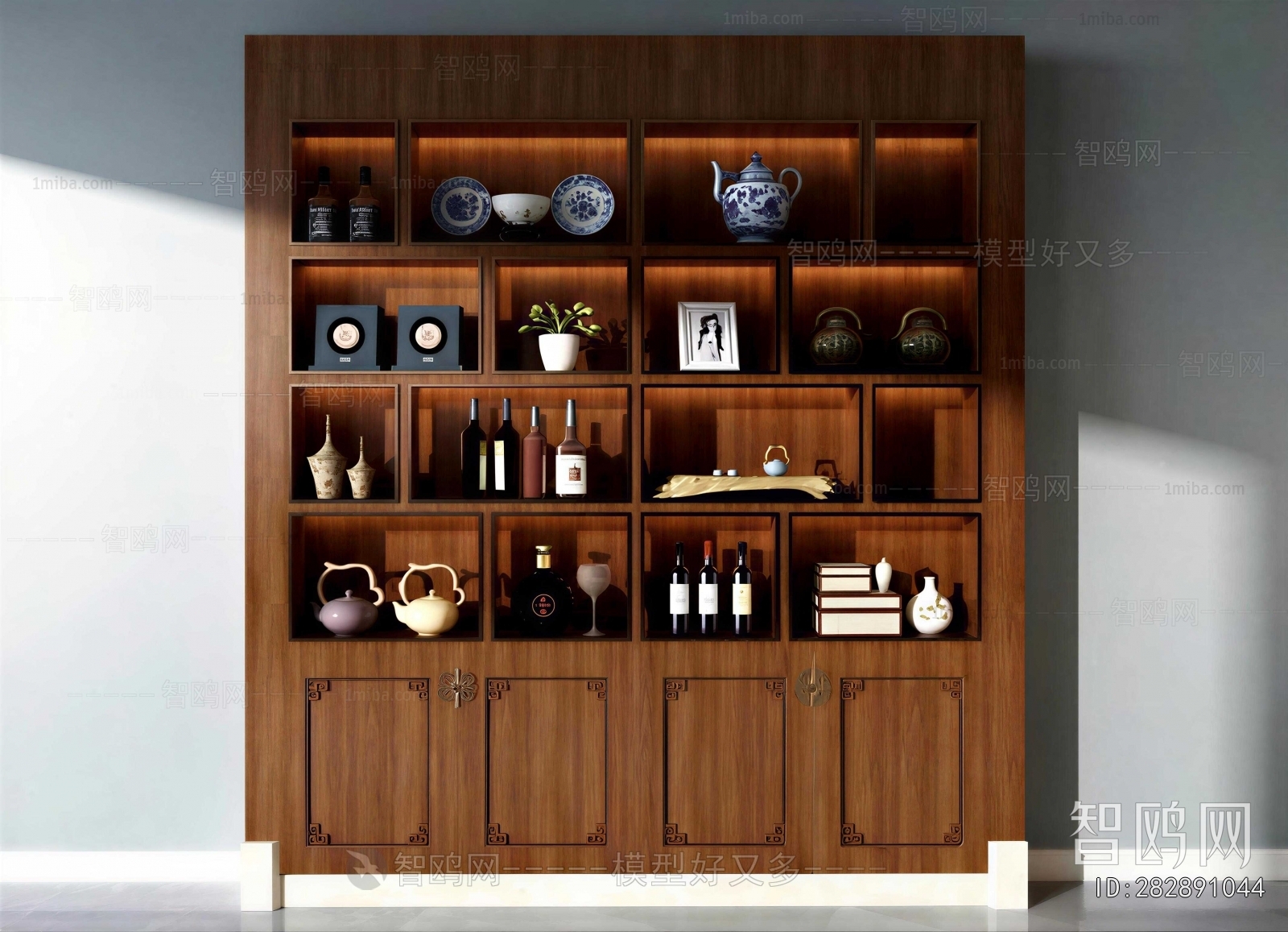 New Chinese Style Bookcase